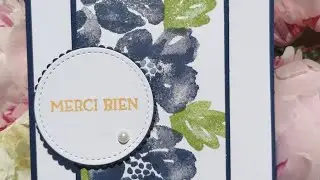 Tuto carte facile et rapide de remerciement [Stampin'Up!]