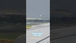 Twin engine turboprop Garuda Indonesia landing #shortvideo #shorts #aviation #twinengine #turboprop