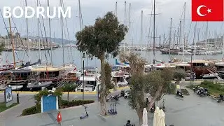 4K Enjoy a Virtual Walking Tour in the beautiful Bodrum Marina | Turkey | City Center l Yalikavak