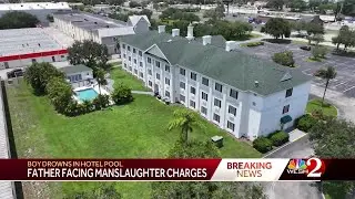 3-year-old dies after drowning Palm Bay hotel pool, father arrested