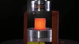 Red-Hot Steel Cube vs Mega Press 🔥 | MPW