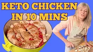10-минутный рецепт вкуснейшей кето-куриной запеканки на противне