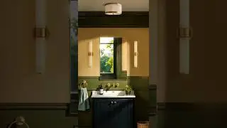 🔸 Elegant Bathroom Glow | Alabaster Wall Sconces & Flush Mount Magic