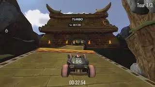 Jungle DK mario kart 8 dans trackmania