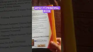 MPSC IN PRINCIPAL BOOK MATERIAL