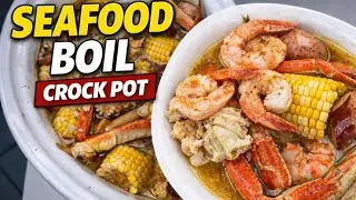 The Seafood Boil I Make in the Crock Pot. Easy & Flavorful