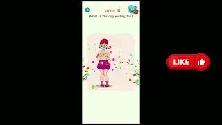 Delete Master Brain Puzzle Level 18 What is the dog waiting for?