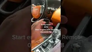 Remote Start range rover 2016 and upgrade the key￼