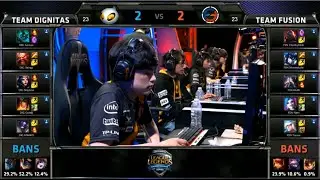 DIG vs FSN Game 5 Highlights (NA LCS Summer Promotion 2015)