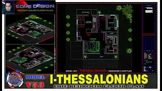 I THESSALONIANS -  A ONE BEDROOM SIMPLE FLOOR PLAN DESIGN