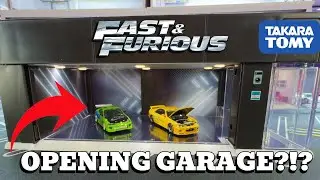 Unboxing Tomica Premium 1/64 Garage With Opening Door!!