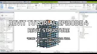 REVIT STRUCTURE TUTORIAL PART-1 (REVIT TAGALOG)