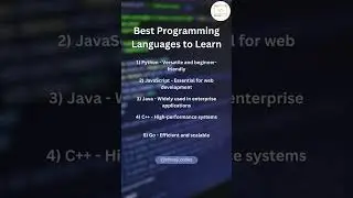 Best Programming Languages to Learn