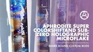 APHRODITE SUPER COLORSHIFT AND SUB-ZERO HOLOGRAPHIC MICROFLAKE | EPOXY RESIN | FISHING RODS
