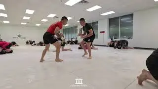 Andrew Tackett training for Combat Jiu Jitsu with Kody Steele - Brazilian Fight Factory