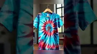Ice Tie Dye for kids #tie dye #art and craft #bleach tie dye #shorts #viral