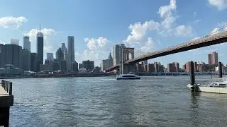 NYC LIVE Exploring DUMBO & Brooklyn Bridge Park (August 25, 2021)