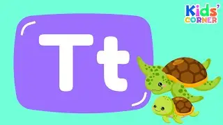 Letter T | Words that start with letter T | ABC Learning | Kids Vocabulary | Alphabet