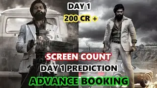 KGF 2 Total Hindi Screen Count || KGF Chapter 2 Day 1 Hindi Collection Prediction || Yash | Sanjay D