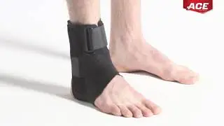 ACE Brand Deluxe Adjustable Ankle Stabilizer, Firm Stabilizing Support for  Spots for volleyball