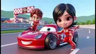 JJ and the Red Racer | Nursery Rhymes & Kids Songs