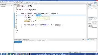 Java Tutorial For Beginners 6   Math and Arithmetic Operators in Java
