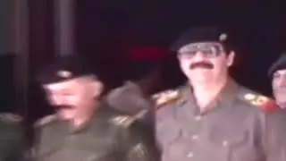 (شاهد)صدام حسين في المحكمه احترم تحترم /شيلات