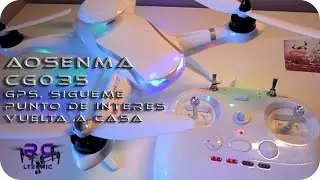 DRONE AOSENMA  CG035, GPS sigueme vuelta a casa etc    gearbest  En espa&ntilde;ol