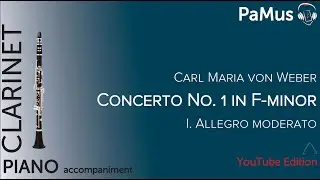 Carl Maria von Weber: Clarinet Concerto in F minor, 1st movement