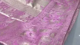 New arrival pure kanchipattu tissue edge to edge meena work designs✨