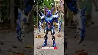Black steel killer robot destroys city #KillerRobot #DarkSciFi #Destroyer #Shorts