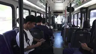 Sony FDR AX33 Gimbal Test - Bus Ride To The Ala Moana Mall (2024)