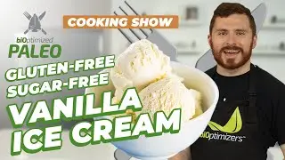 Keto/Paleo Vanilla Ice Cream (gluten free/sugar free) / biOptimized Paleo