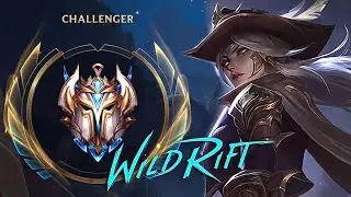 WILD RIFT ASHE CHALLENGER GAMEPLAY | ASHE IS ON FIRE IN CHALLENGER ELO (BUILD AND RUNES)