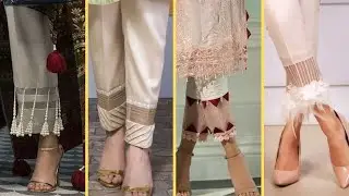 Organza Trouser Designs|tissue designing ideas|