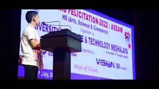 Assam HS Topper Dhritiraj Bastav Kalita at USTM