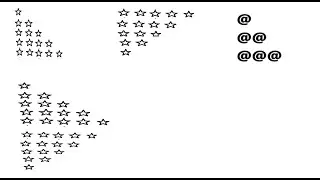 Left Triangle Pattern |  Printing Star Pattern | Printing Number Pattern | Pattern printing