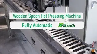 NEW Automatic Wooden Spoon Fork Hot Pressing Machine