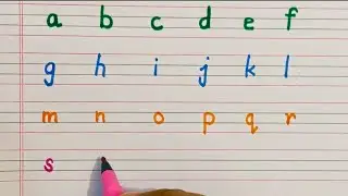 English writing small letters a - z | English handwriting small letter abcd | English alphabets 