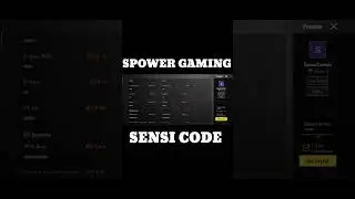 (2024) SPOWER GAMING SENSITIVITY CODE// SPOWER GAMING SENSITIVITY SETTINGS// #spower CONTROL ZONE