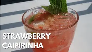 SUMMER COCKTAIL | STRAWBERRY CAIPIRINHA | Waterways Cruises & Events