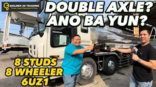 DOUBLE AXLE? ANO BA YUN? ISUZU GIGA 8 STUDS 8 WHEELER STAINLESS WATER TANKER