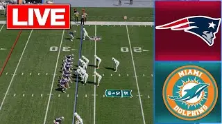 🔴 LIVE🔴New England Patriots vs Miami Dolphins/ Week 18 / Madden NFL 26