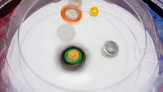 METAL BARRIER VANISH FAFNIR BURSTING CYCLONE RAGNARUK IN SLOW MOTION! Oddly Satisfying Beyblade Vid!