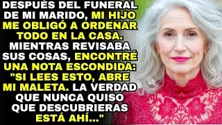 Mi hijo quiso deshacerse de las cosas de mi marido. Lo que hallé en su maleta antigua lo cambió todo