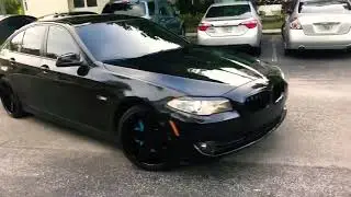BMW f10 550i muffler delete
