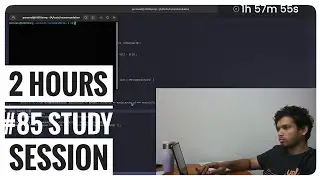 #85 Study with me | 2 hours | Deep dive react | #codingjourney #dsa