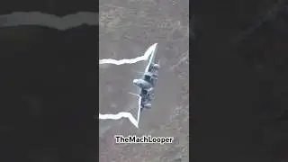 Strong flight through a snowy Mach Loop! #airforce #aviation #fighterjet #f15