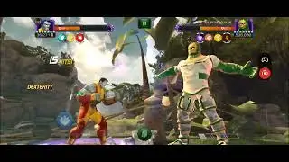 Necropolis Psycho Man (100% to 30% hp) with 7r2 Colossus| Mutant carina challenge | #mcoc