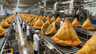 Inside the Samosa Factory From Raw Potatoes to Perfectly Packaged Golden Samosas (The Whole Process)